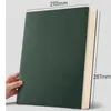 A4 Super Thick Notepad Students Cute Notebook Retro Colors Creativity Stationery 416 pages Pu cover School Supplies 210611