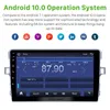 GPS Navigation Car DVD Video Multimedia Player 2din Android 10.0 8-Core Auto Radio för Toyota Verso 2011-2016