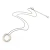 Hoge Kwaliteit Merk Rvs Minnaar Hanger Ketting Mode Choker Volledige CZ Designer Kettingen Voor Schroef Bruiloft Sieraden Gift202a