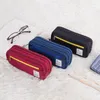 Pencil Cases Large-capacity Stationery Box, Double-layer Multi-function Student Case, Zipper-3 Color School 20.8*5.8*9cm