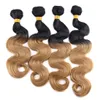 T1B/27 Synthetic Body Wave Bundles High Temperature Synthetic Hair Extensions For Black Women 16-20 Inches 100g/piece