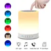 Night Lights LED Light Portable Table Bedside Lamps Rechargeable Warm White And Color Changing RGB Smart Touch Colorful Lamp