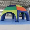 Coloré Big Party Shelter Gonflable araignée dôme tente air soufflé Arch Marquee House Venez avec ventilateur À vendre / location pas de rideaux de porte