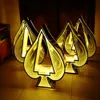 Nuovo LED Ricaricabile Ace of Spade Bottle Presenter Champagne Display Bar Vetrina per Night Club Party Lounge Disco Decorazione