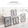 Frames And Mouldings Arts Crafts Gifts Drop Delivery Creative Glass Floating Po Frame Nordic Metal Wire Desktop Picture Holde 1950 Y2