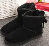 Women Bailey 1 Bows Snow Boots Australia Style Waterproof Cow Suede Leather Winter Lady Outdoor Boots Brand Ivg Size US3-13