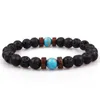 Kralen strengen mannen charme lava stenen armband natuurlijke maansteen kralen tibetaanse boeddha chakra trendy sieraden handgemaakte cadeau polsbandjes fawn22