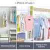 Hangers & Racks 6 In 1 Multi-functional Clothes Coat Organizer Plastic Upgrading Rack Baby Drying Storage