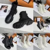 2023 Designer Women Boots Genuine Leather Fur Ankle Boot Shoelaces White Black Suede Snow Bootes Winter Outdoor Medal Coarse Non-Slip Bottom