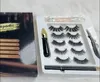 5Pairs / Set Osynlig Magnet Falska ögonfransar med verktyg Makeup Remover SWEB / Ögonbryn Eyelash Curler / Magnetisk flytande eyeliner Allt i 1 Set / Full Kit