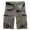 Zomer Mens Camo Cargo Shorts Katoen Militaire Camouflage Shorts Mannen Merk Jogger Casual Losse Heren Tactische Shorts Masculina 210524