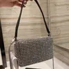 الفاخرة الماس إبطال حمل النساء حقائب crossbody بو حزب سستة لينة رفرف الداخلية مقصورة السفر في الهواء الطلق فتاة نايلون حقيبة يد مساء حقيبة بورجوندي أسود