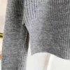 Primavera sólido todo fósforo solo pecho delgado cardigans mujeres casual irregular manga larga punto tops o-cuello femme suéter 210514