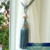 Sheer Curtains 1Pair Curtain Tiebacks Decorative Rope Fringe Clip Tassels 6 Colors Window Curtain Holdback Tie Back Home Decor Accessories