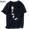 BOLUBAO Hommes Mode T-Shirts Tops Été Hommes High Street Imprimer Casual T-shirt À Manches Courtes T-shirts Mâle Marque Vêtements 210518