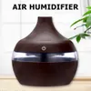 300mL Wood Aromatherapy Diffuser Ultrasonic Nano Spray Air Humidifier Aroma Essential Oil Cool Mist Maker 210709