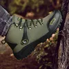 Mannen Waterdichte Wandelschoenen Ademend Tactical Combat Leger Laarzen Outdoor Klimschoenen Antislip Trekking Sneakers Voor Mannen 220212