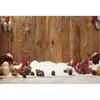 Сторона украшения рождественские фоны binecone снежинки вишня предпосылки счастливый год xmas декор po стенд студия реквизит