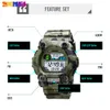 الساعات الرقمية للرجال Skmei Sport Fitenelectronic chronograph LED LED Waterproof Male Wristwatch مع Box Relogio Maschulino 182J