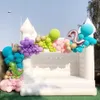 Commercial White Bounce Castle Inflatable Jumping wedding Bouncy house jumper Adult and Kids Newdesign Bouncer Castles for Wedding1825