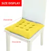 Square Thickened Chair Cushion Seat Pad Cushion Slipcover For Dining Room Patio Home Banquet Office