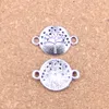 120pcs Antique Silver Bronze Plated peace tree connector Charms Pendant DIY Necklace Bracelet Bangle Findings 23*16mm