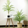 80-98 cm 18 Heads Tropical Artificial Palm Tree Fake Rośliny Oddział Wysokie Doniczkowe Drzewo Zielone Liście Do Domu Ślub Outdoor Decor 210624