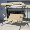 2pcs Waterproof Oxford Cloth Garden Patio Swing Seat Top Cover Outdoor Camping Courtyard Hanging Hammock Chair Canopy Shade