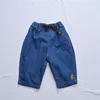 Moda Dzieci Chłopiec Dziewczyna Krótkie Spodnie 2021 Lato Baby Boys Blue Denim Spodnie Dzieci Przystojne Spodnie Casual Topy 288 Z2
