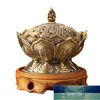 Lâmpadas de fragrância Chinês Buddha Liga Incenso Burner Holder Lotus Censer Home Decor Forno para Decoração Preço de Fábrica Especialista Qualidade Qualidade Mais Recente Estilo