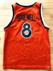 Custom Retro Latrell 15 Sprewell NY 8 College State Basketball Jersey All Ed Blue Black Size S-4xl Dowolne nazwy kamizelka numeru