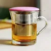 Filtro da tè in acciaio inossidabile da 9 * 7,5 cm con 2 manici Filtri per tè e caffè Cestino per infusori per tè in rete riutilizzabile DHW43