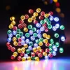 100/200/300 / 500LEDSソーラーストリングライトクリスマスハロウィーンデコレーションランタンLED星Gypsophila  -  200LED