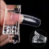 Tamax 1 Pc Clip On Nails Braçadeiras para construção rápida Poly UV Nail Forms Ferramenta Assistente DIY Clips de Extensão de Dedo Plástico Nab009
