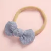 Newborn Headbands Baby Knotted Bows Headband Velvet Soft Elastic Corduroy Cute Turban Headwrap Hair Band Thin Kids Headdress Hot