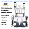 Cryo Slimming Freeze Cavitation Kroppsformning Maskin Lipo Laser Vakuum Sugfett Avlägsnandeutrustning