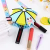 Coin Purses Rainbow Umbrella Silicone Handbag Fidget Toys Cartoon Zero Wallet Shoulder Bag Pop Simple Dimples Finger Toy For Girls Kids Gifts