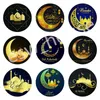 Feestartikelen 10 vellen / set Ramadan Kareem Mubarak Decoratieve Stickers 4 cm Moslim Eid Mubarak Gift Lable Seal Sticker
