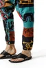 Erkek Hip Hop Baggy Harem Düşük Kasık Pantolon Afrika Desen Baskı Genie Hippi Pantolon Pamuk Rahat Harajuku Joggers Eşofman Altı 210522