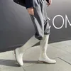 Mulheres moda botas de inverno para meninas de volta zíper quadrado toe sapatos mulher outono festa de casamento joelho alto 210528 gai gai gai