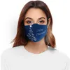 Maschera unisex Pupazzo di neve cartone animato 3D Maschere auricolari traspiranti lavabili con stampa natalizia