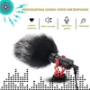 C1 Camera Microfoon Universele Video Microfoon met Shock Mount Furry Windscreen Externe Mic Shotgun voor Smartphone