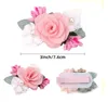 9 styles ins femelle fille 3 pouces accessoire cheveux stéréo imitation à la main fleur avec perles design barrettes accessoires enfants bijoux enfants cadeau cadeau