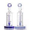 9 inches height Hookahs Smoking Glass Bongs U-tabe Oil Rigs with 14mm Bowl mini water bong