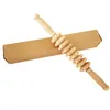 9 Perlen Holz Massage Roller Handheld Anti Cellulite Holz Körpermassagegerät