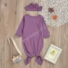 Newborn Speating Bags Baby Raby Swarddle Одеяло Лук Оголовье 2 шт. Wrap Ins Ins Indddler Candy Colors Sleep Sacks Фотографии Опора Младенческая сумка