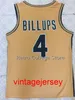 #4 Chauncey Billups Dolphins Colorado Buffaloes Retro College Basketbol Forması Dikişli İsim ve Numara Her Boyut