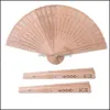 Favor Event Festive Party Supplies Home Gardenpersonalized Wooden Fan Favors And Gifts For Guest Sandalwood Hand Wedding Decorat6869060