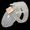 CB6000s Silicone Chastity Cage Male Small Chastity Device with Lock Rubber Silicon Penis Sleeve Cock Ring Cage Sex Toy for Man P0826