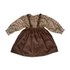 Bébé filles vêtements printemps robe ensemble lâche à manches longues Floral Blouse et jarretelle jupe enfants 2 pièces vêtements 210615